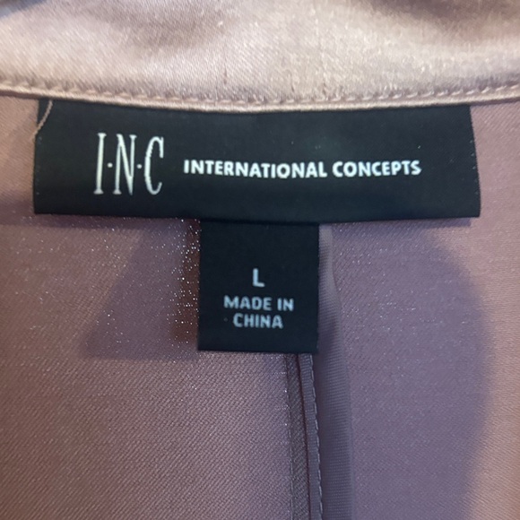 INC Women's Satin Blazer Jacket - Picture 3 of 5